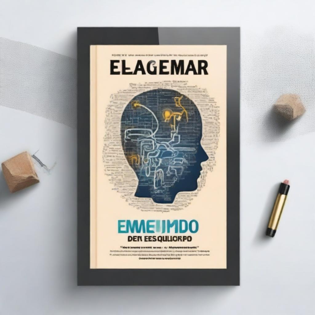 Design a thought-provoking book cover for 'O Enigma do Tempo Esquecido'