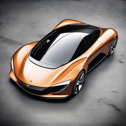 A sleek, modern car that embodies the concept of willpower and determination