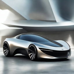 A sleek, modern car that embodies the concept of willpower and determination