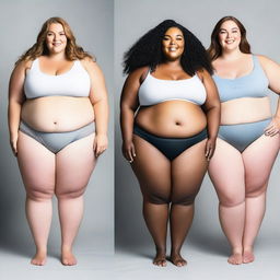 Create a respectful and positive image of a plus-sized girl who is confident and happy