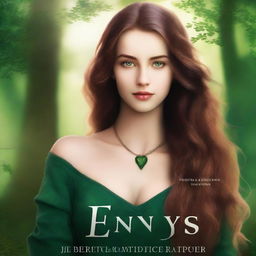 A book cover for a fantasy romance titled 'Envy's Embrace'