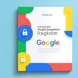 Create a book cover for a guide titled 'Unlocking Google’s Ranking Algorithm: A Webmaster’s Guide to Improving SEO'