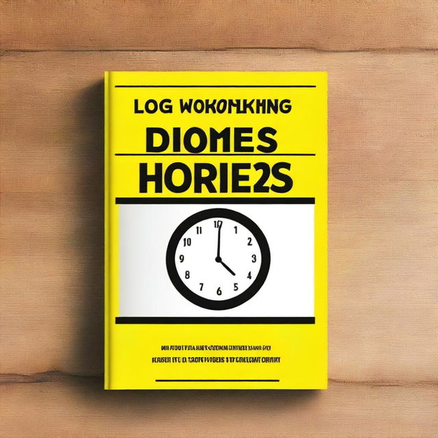 A book cover for 'Log Working Hours for Dummies'