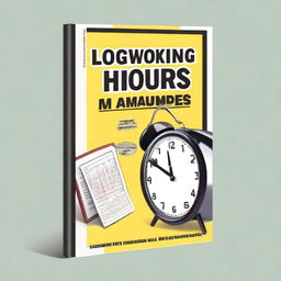 A book cover for 'Log Working Hours for Dummies'