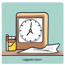 An illustration for 'Log Working Hours for Dummies'