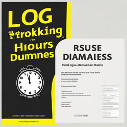 A book cover with the text 'Log Working Hours for Dummies'