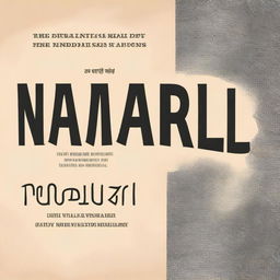 Design a book cover for the title 'Natwarlal: The Con Artist' with the word 'con' struck through but still visible