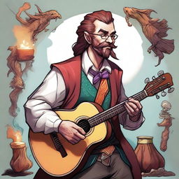 Create a detailed character illustration for a Dungeons & Dragons campaign