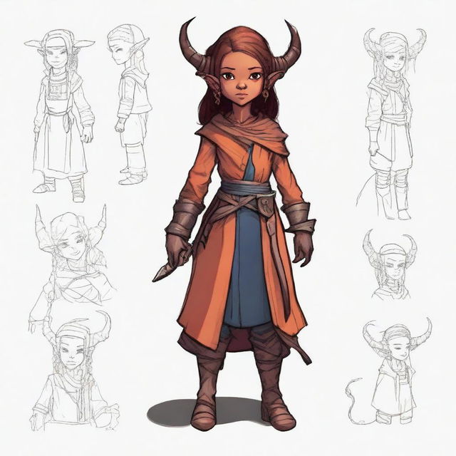 Create a detailed character illustration for a Dungeons & Dragons campaign