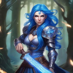 Alyssa White-Gluz reimagined as a Dungeons & Dragons character