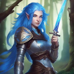 Alyssa White-Gluz reimagined as a Dungeons & Dragons character