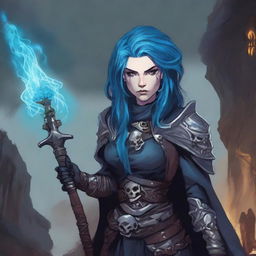 Alyssa White-Gluz reimagined as a Dungeons & Dragons necromancer