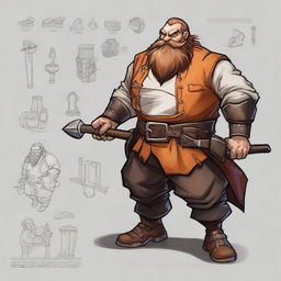 Create a detailed character illustration for a Dungeons & Dragons campaign