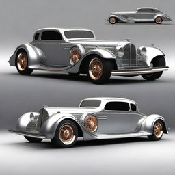 Create a custom modern hypercar that combines a 4-door 1932 Buick Victoria sedan with a hyper McLaren