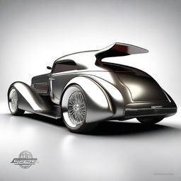 Create a custom modern hypercar that combines a 4-door 1932 Buick Victoria sedan with a hyper McLaren