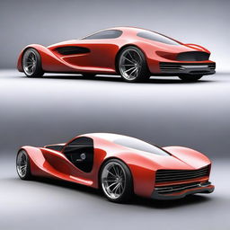 Create a custom modern hypercar that combines a 4-door 1932 Buick Victoria sedan with a McLaren