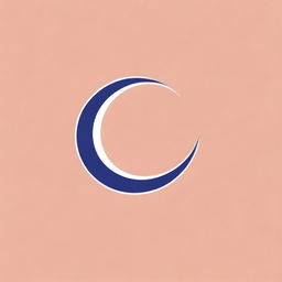 Create a logo featuring the letter 'C' with elegant crescent moon and star elements