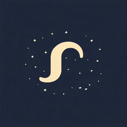 Create a logo featuring the letter 'C' integrated with elements of stars, clouds, and crescents