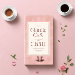 A book cover for a romantic novel titled 'Entre Pliês e Café com Chantili: Uma História de Amor em Seul