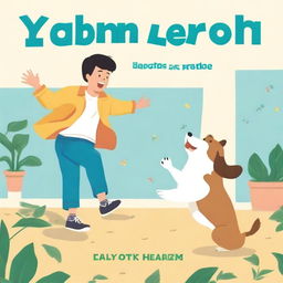 A light and fun book cover featuring Yarin and Lee Song Min in a comedic pose