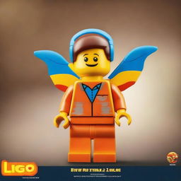 Create an image of a character named Firefly Steven from 'The Lego Movie 13: The Biodome'