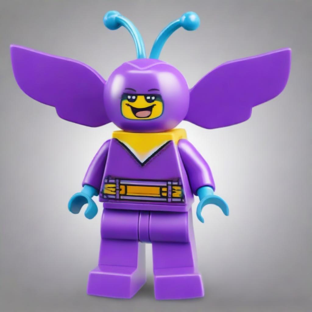 Create an image of a mini-figure named Fly Bonnie from The Lego Movie 13