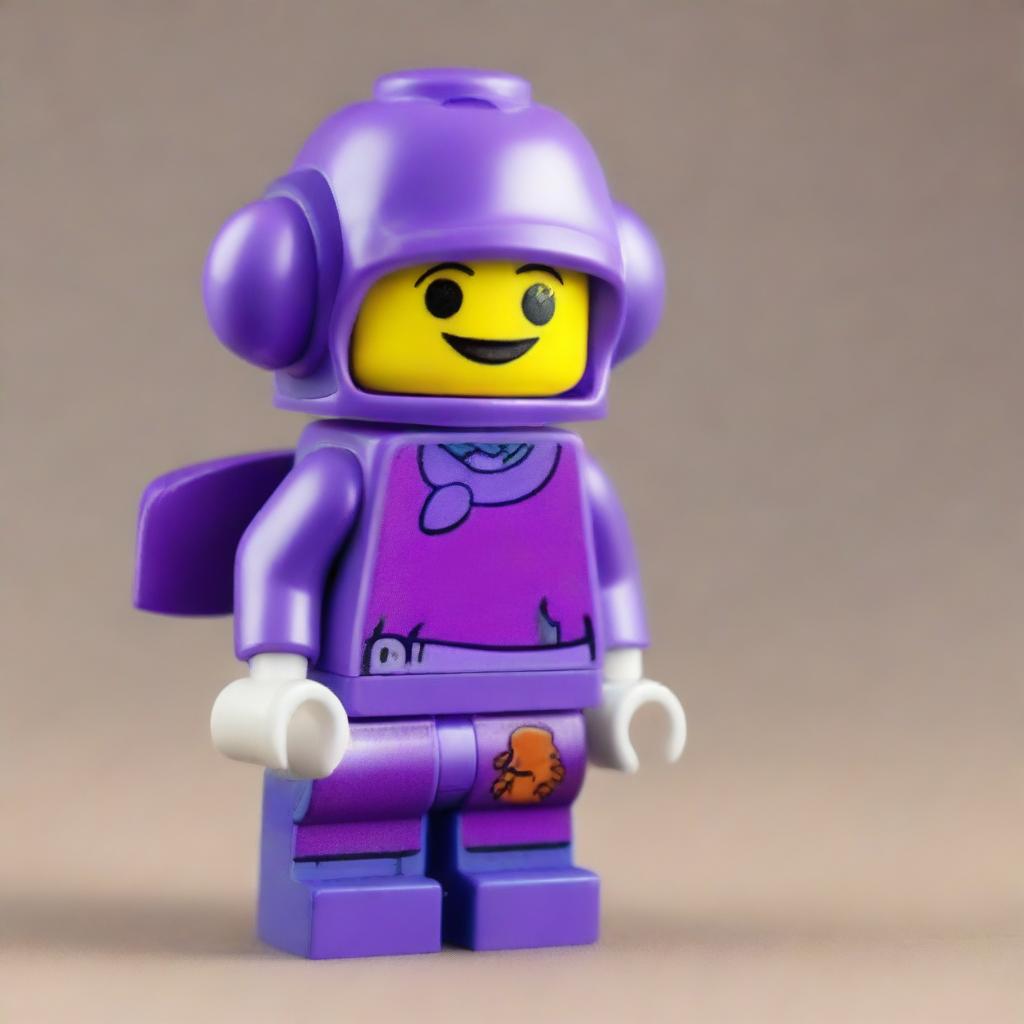 Create an image of a mini-figure named Fly Bonnie from The Lego Movie 13