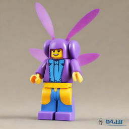 Create an image of a mini-figure named Fly Bonnie from The Lego Movie 13