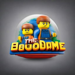 Create a logo for a movie titled 'The LEGO Movie 13: The Biodome'