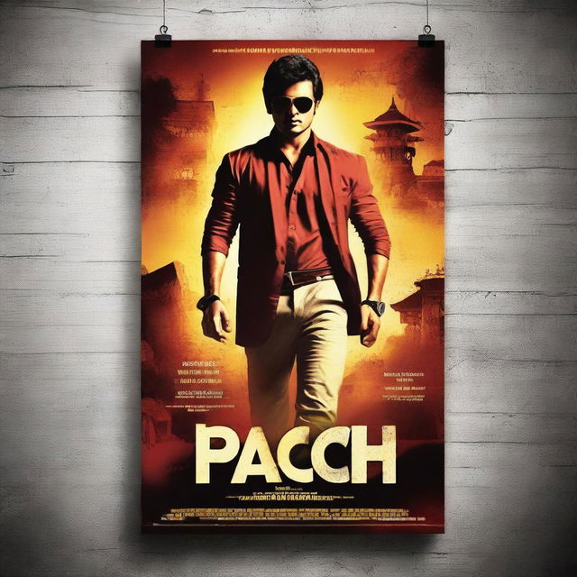 Create a movie poster for the title 'Paachi'