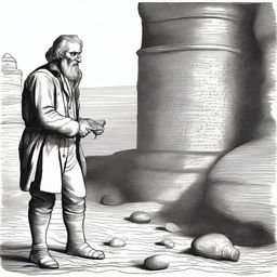 An English archaeologist during an expedition on an island discovered unusual vessels with liquid in a castle