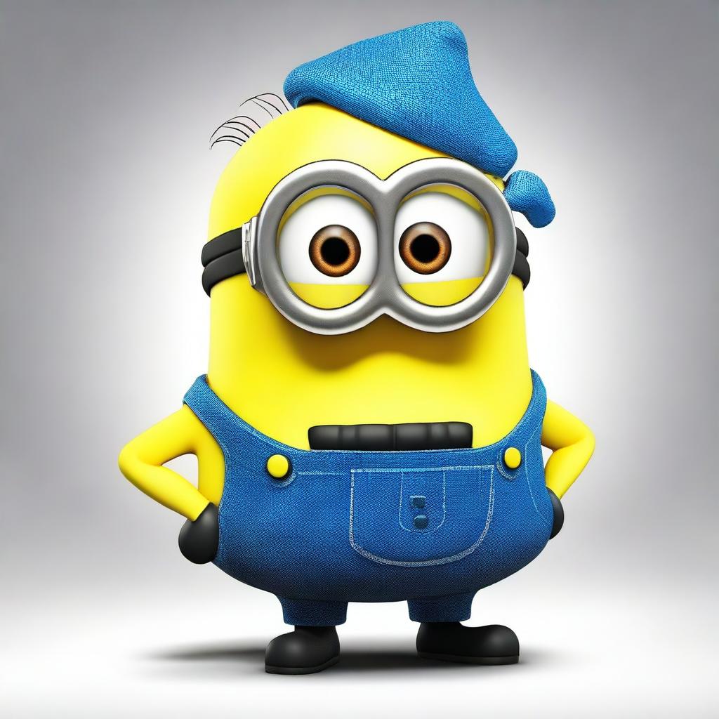 Create an image of a mega-sized minion named Ron