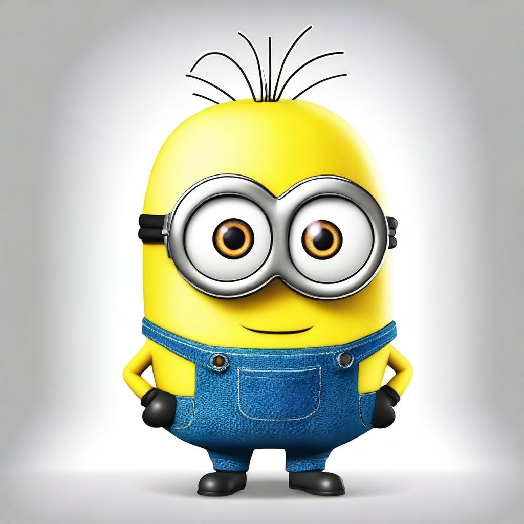 Create an image of a mega-sized minion named Ron