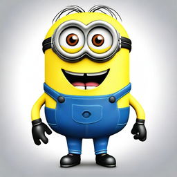 Create an image of a mega-sized minion named Ron