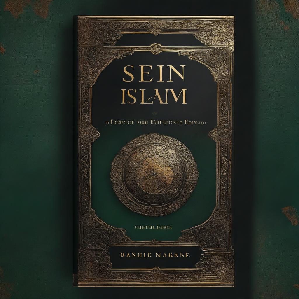 A book cover with dark and muted tones: black, brown, and dark green, with accents of gold or silver for the text and light emanating from a vessel