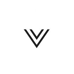 A sleek and modern brand logo that embodies the letter 'V', highlighting innovation and elegance.