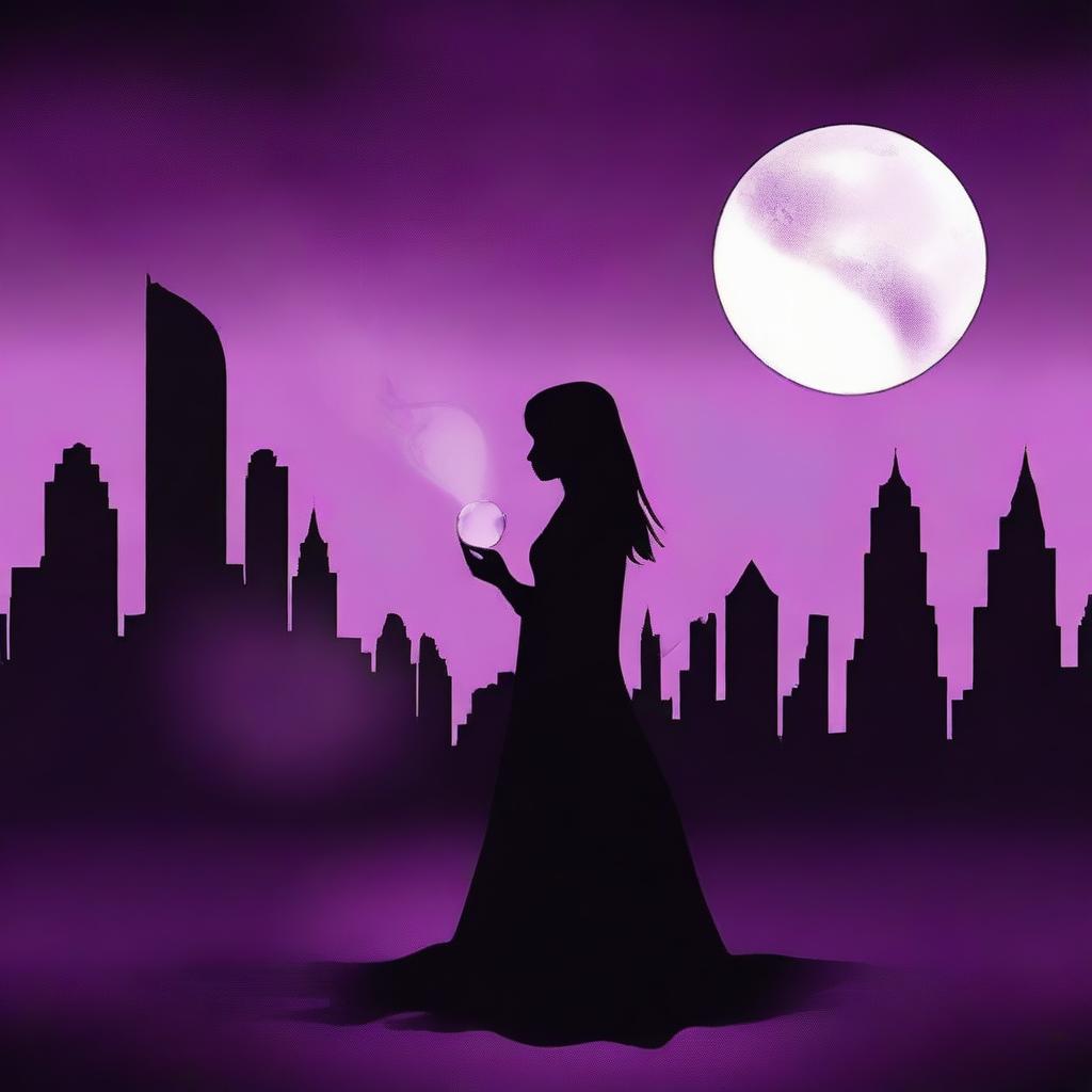 Create a book cover for a psychic murder mystery novel