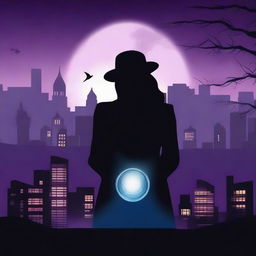 Create a book cover for a psychic murder mystery novel