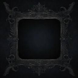 A dark, gothic text box banner with intricate details designed to fit the theme of a souls-like game.