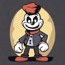 Create an image of a villain named Cuphead