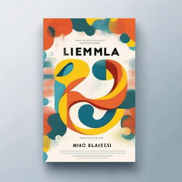 Uma capa de livro impressionante e atraente, com um design que chama a atenção