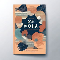 Uma capa de livro impressionante e atraente, com um design que chama a atenção