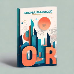 Uma capa de livro bem projetada e atraente, com um design visualmente impactante