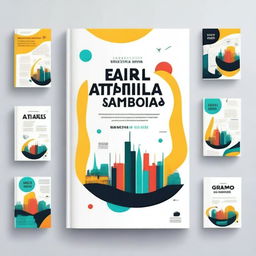 Uma capa de livro bem projetada e atraente, com um design visualmente impactante