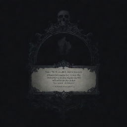 A text box banner with a dark, gothic aesthetic suited for a souls-like game.