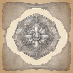 A detailed sketch for a book cover