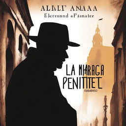 A detective novel cover titled 'La Marca del Penitente' by Fernando Arroyo