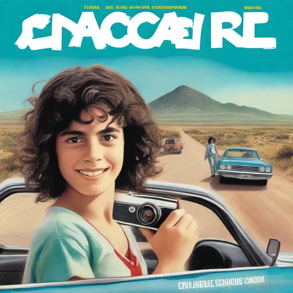 Movie poster featuring a 10-year-old girl with short, dark, curly hair in a mullet cut