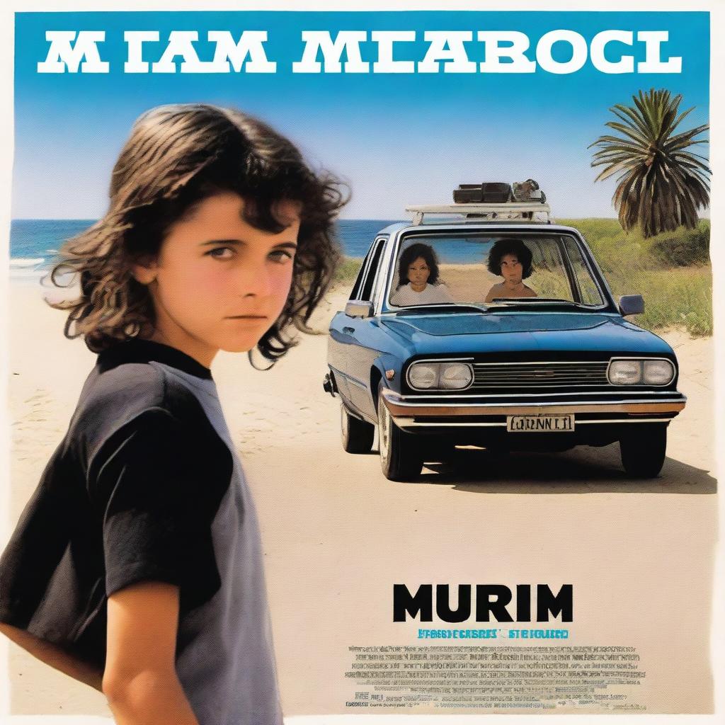 Movie poster featuring a 10-year-old girl with short, dark, curly hair in a mullet cut