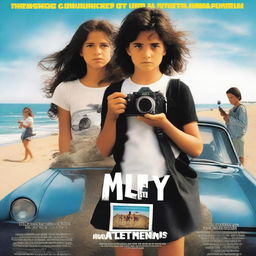 Movie poster featuring a 10-year-old girl with short, dark, curly hair in a mullet cut